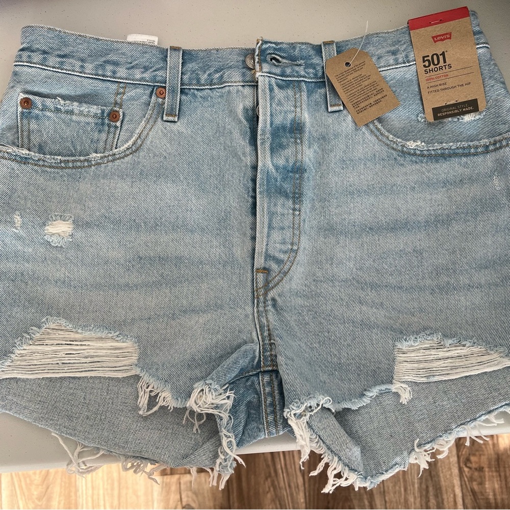 Levi 501 denim shorts